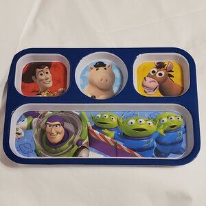 Disney Pixar Toy Story Melamine Compartment Plate
